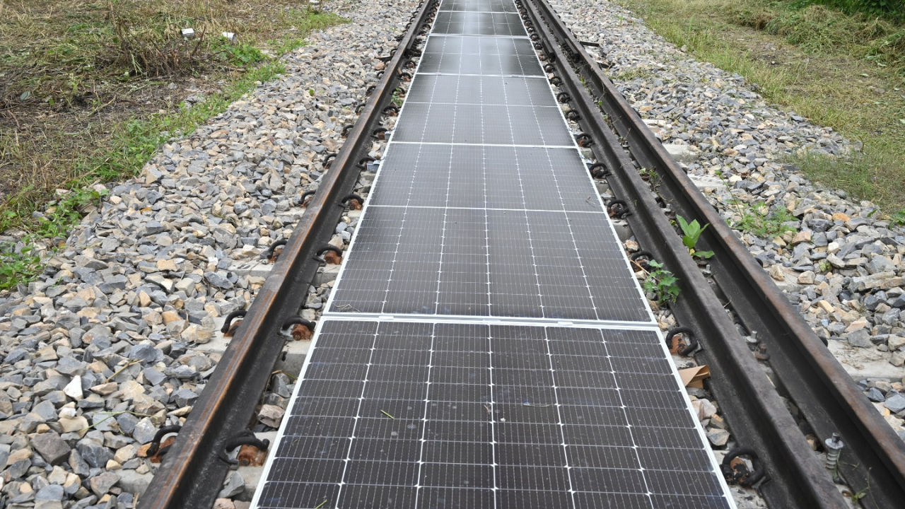 first-railway-track-solar-panel